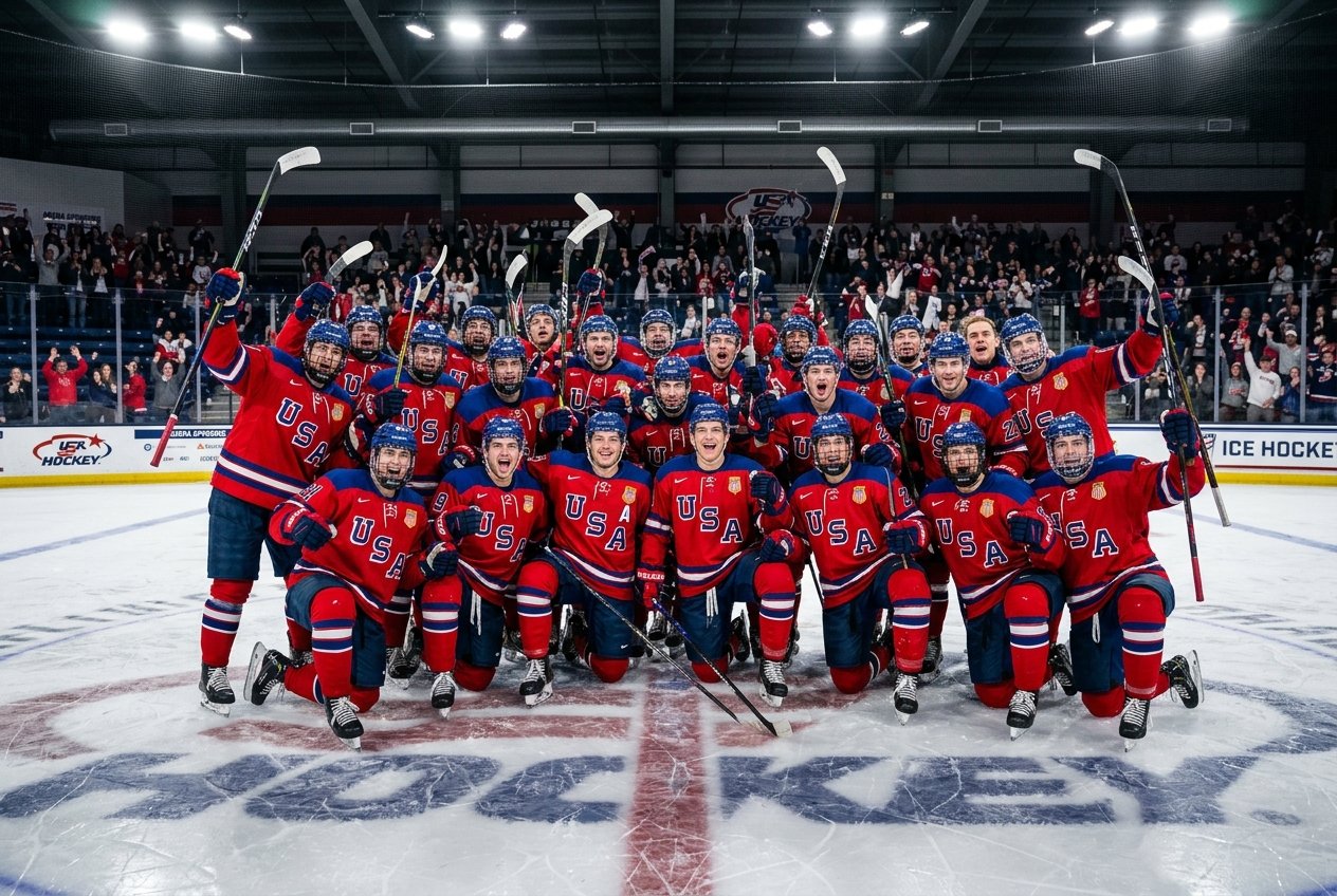 Hecklers Hockey team on ice